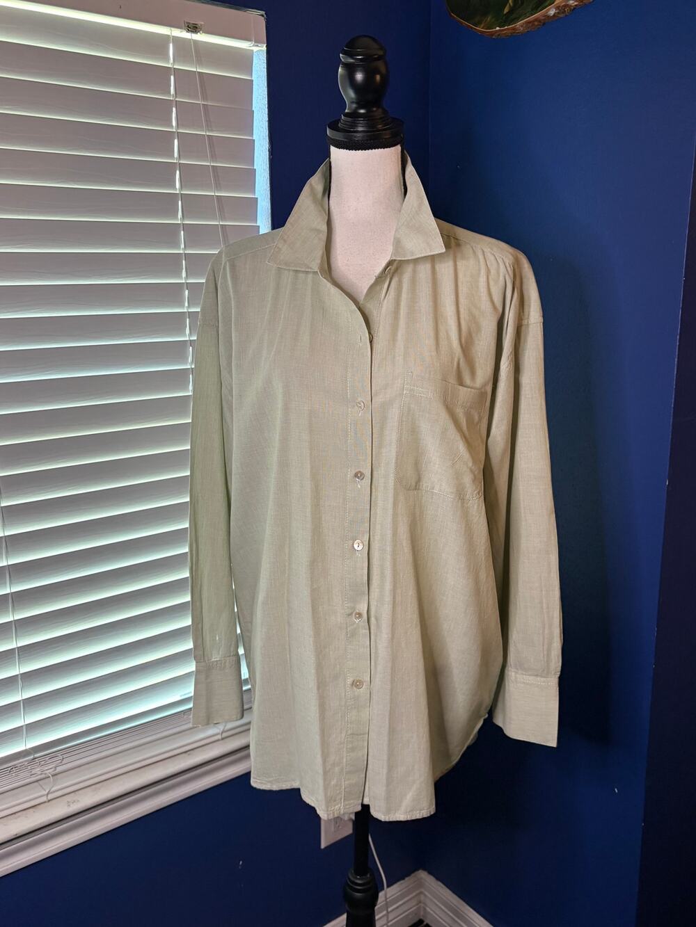 Lola River 100% Cotton Button‑Up Shirt — Size M